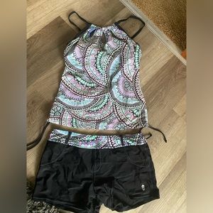 2 piece tankini swimsuit